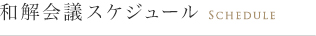 和解会議スケジュール